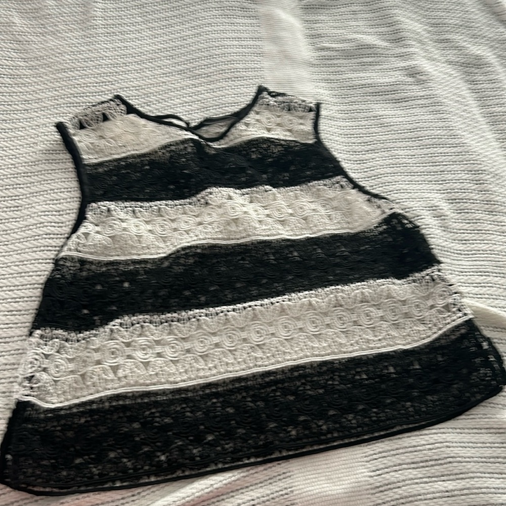 Zara see through Top Size medium- never worn- excellent condition